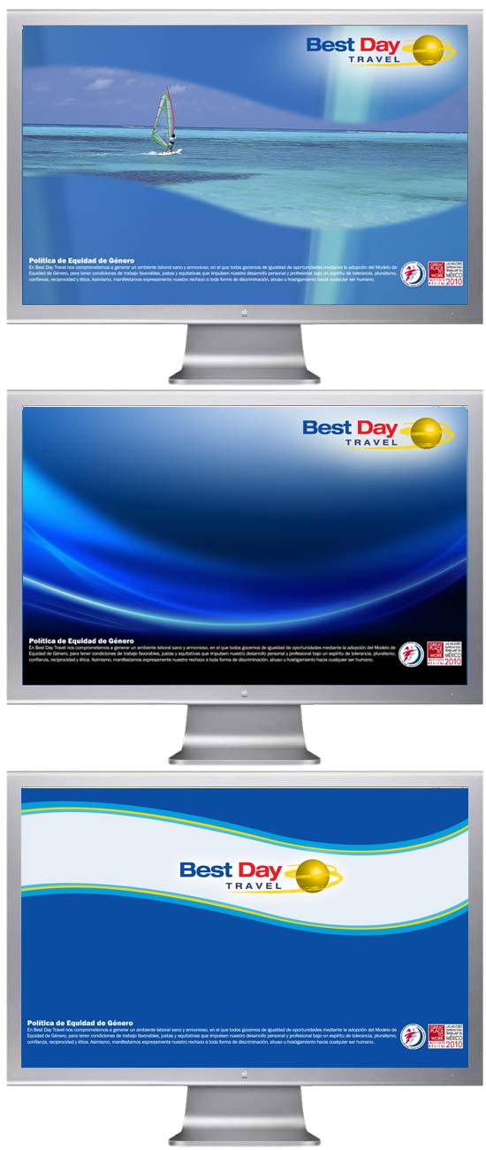 aplication de image de l'entreprise pour BestDay Travel