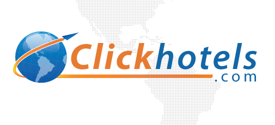 Logo de ClickHotels Le site de voyages international spécialité dans l'Amérique